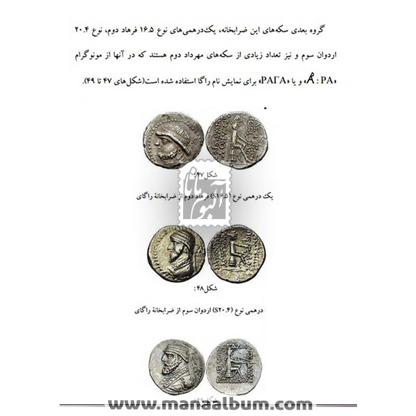کتاب سکه های اشکانی