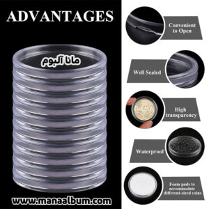 کپسول سکه خارجی سایز D