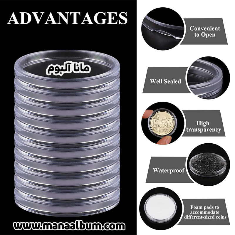 کپسول سکه خارجی سایز D کپسول سکه خارجی سایز D