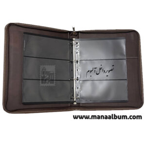 کلاسور بزرگ زیپ دار اسکناس برند H